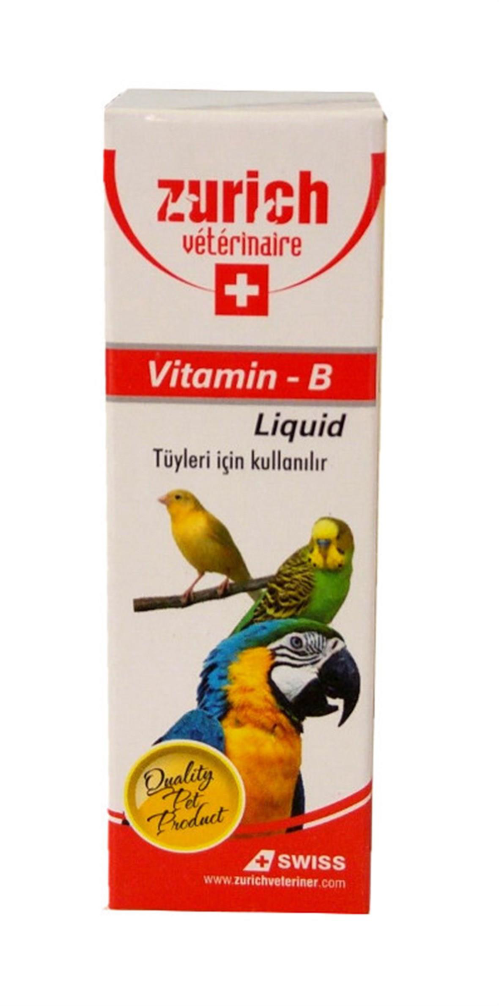 Zurich Kuş B Vitamini 30 ml