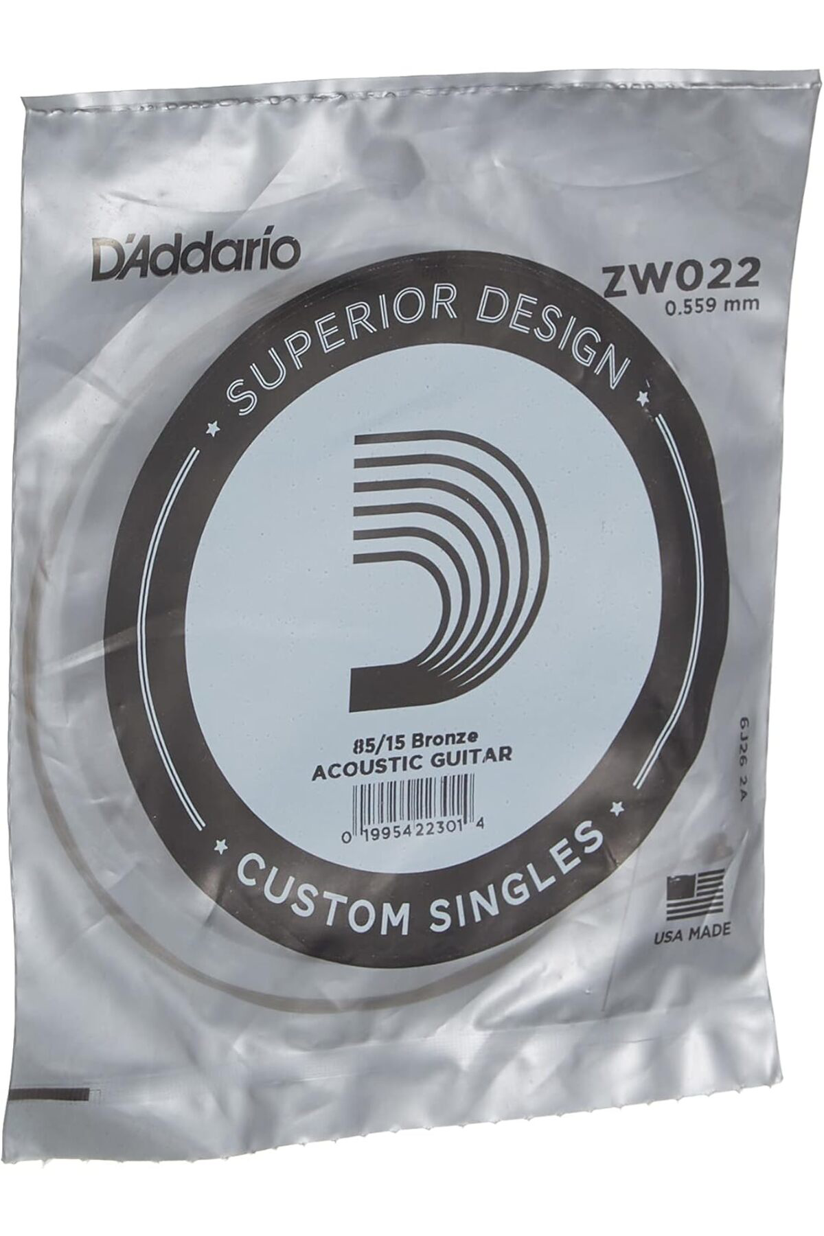 Daddario Zw022 Akustik Gitar Tek Tel 022 Sol (G) Teli