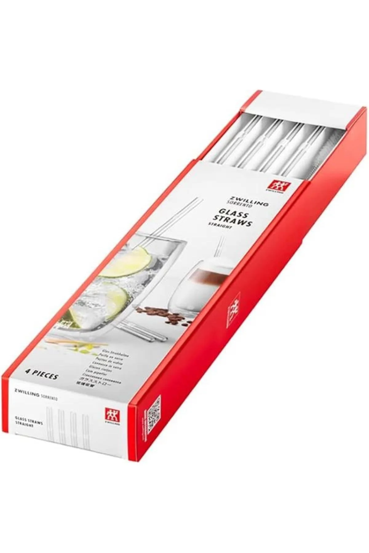 Zwilling Sorrento Şeffaf Cam Pipet, Düz