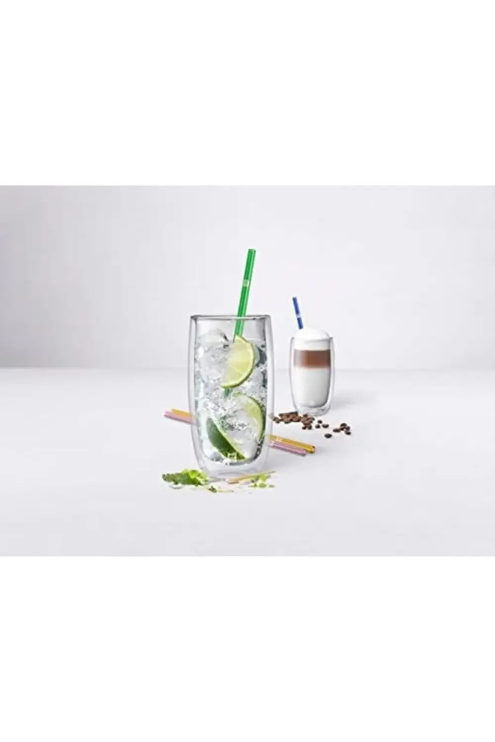 ZWSorrento Cam Pipet Renkli Düz 3lü paket 1178227