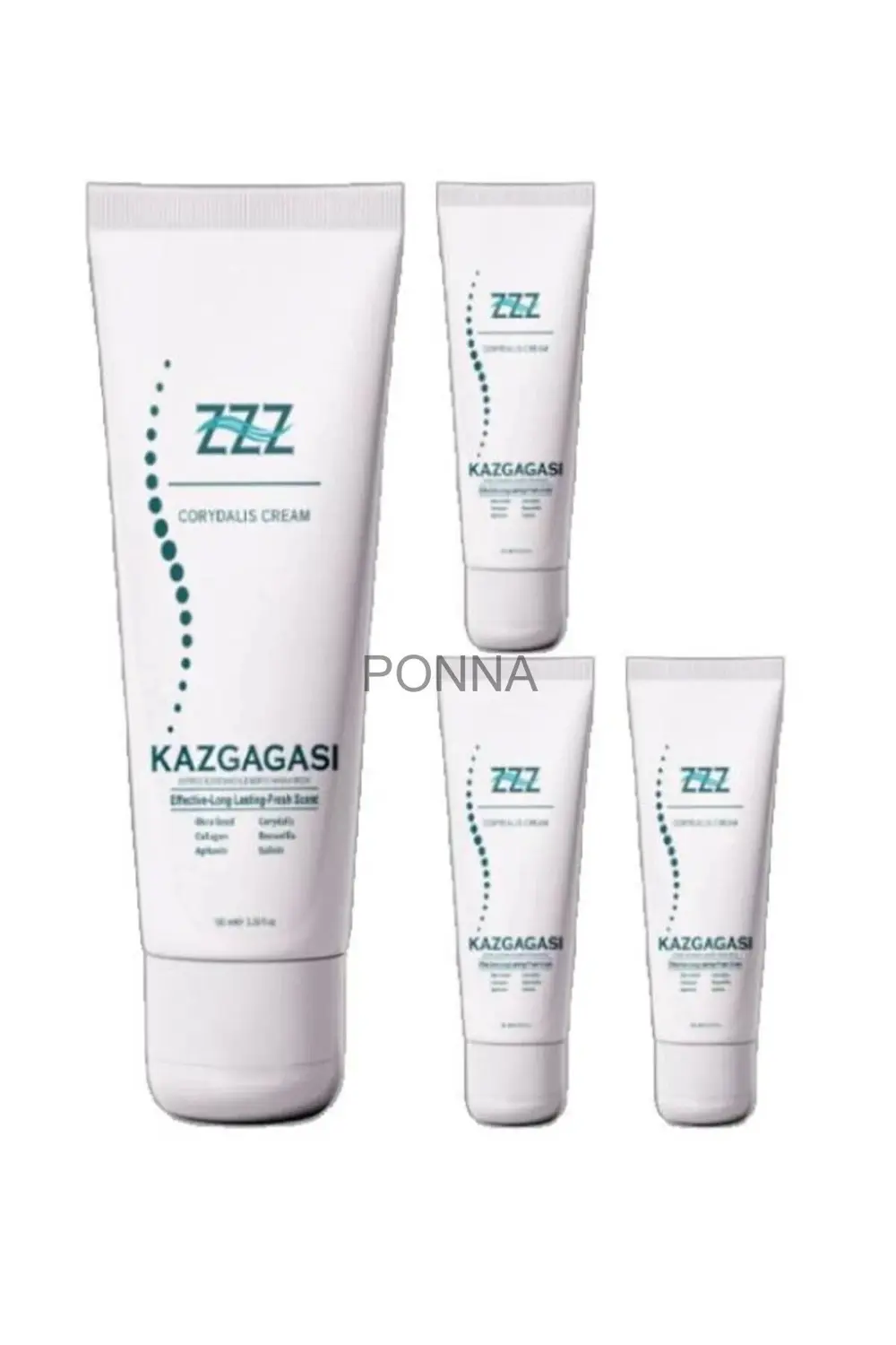 ZZZ Kaz Gagası 4 Tane Özel Karışımlı 100 ml Rahatlatıcı Masaj Kre