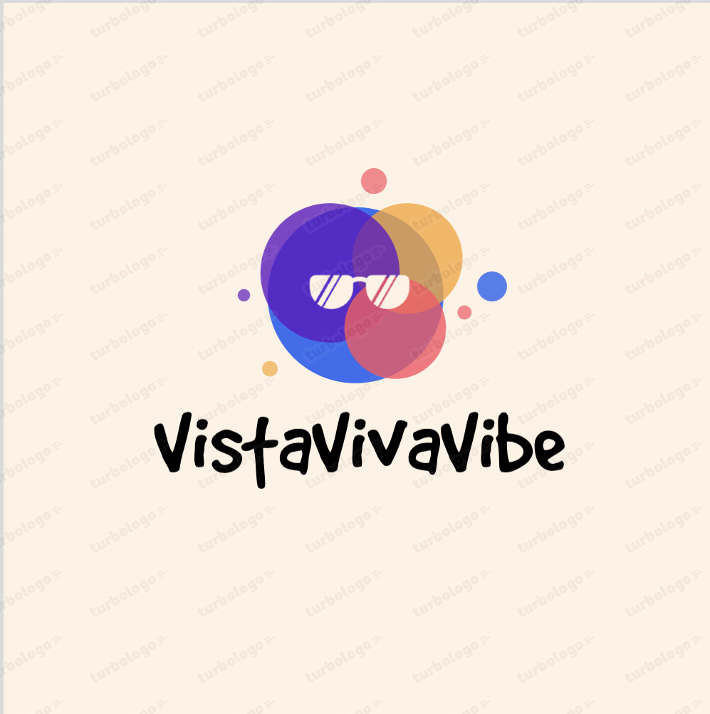 Vistavivavibe Sunglasses Logo